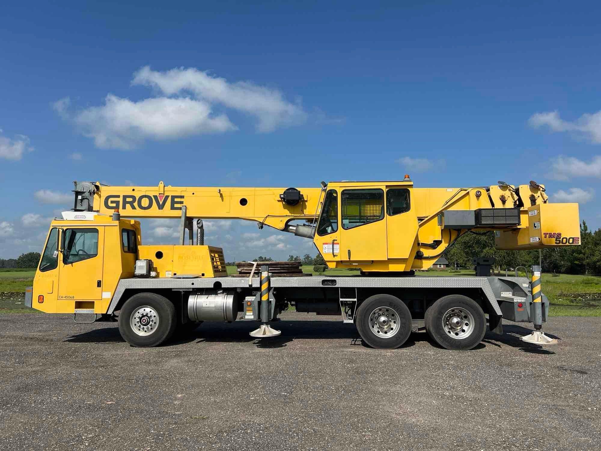 2003 GROVE TMS500E MOBILE TRUCK CRANE (A51406)