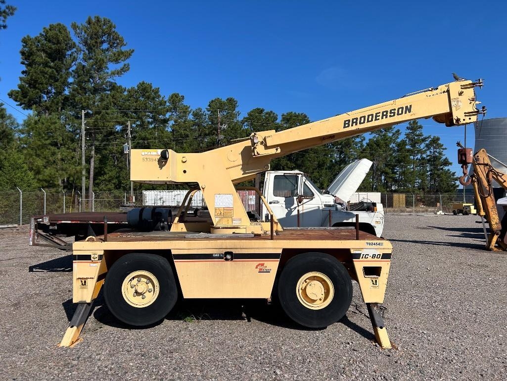 (INOP) 2005 BRODERSON IC80-3G 9 TON ROUGH TERRAIN CRANE (A51406)