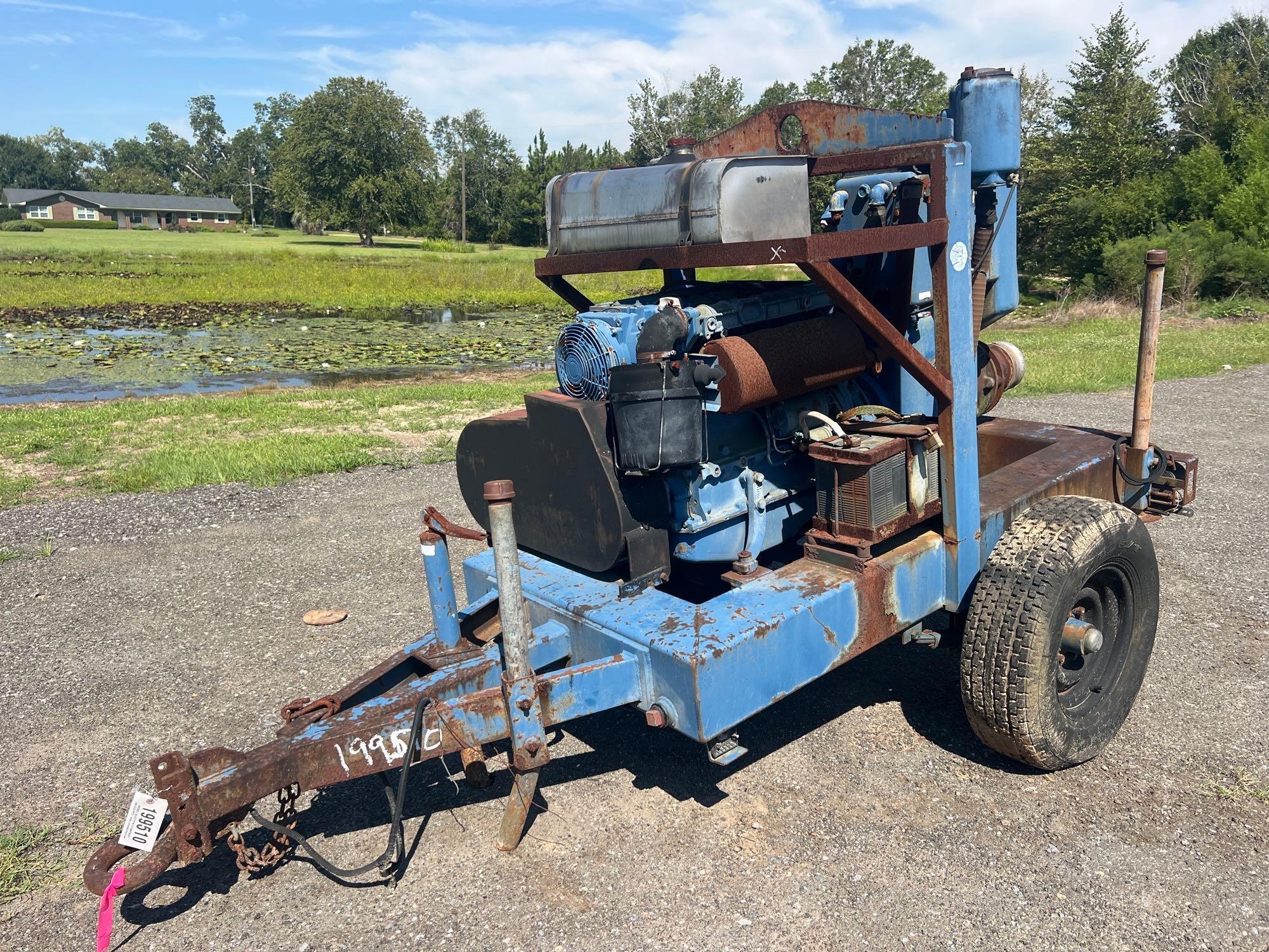 THOMPSON F4L 1011 PORTABLE DIESEL PUMP (A51406)