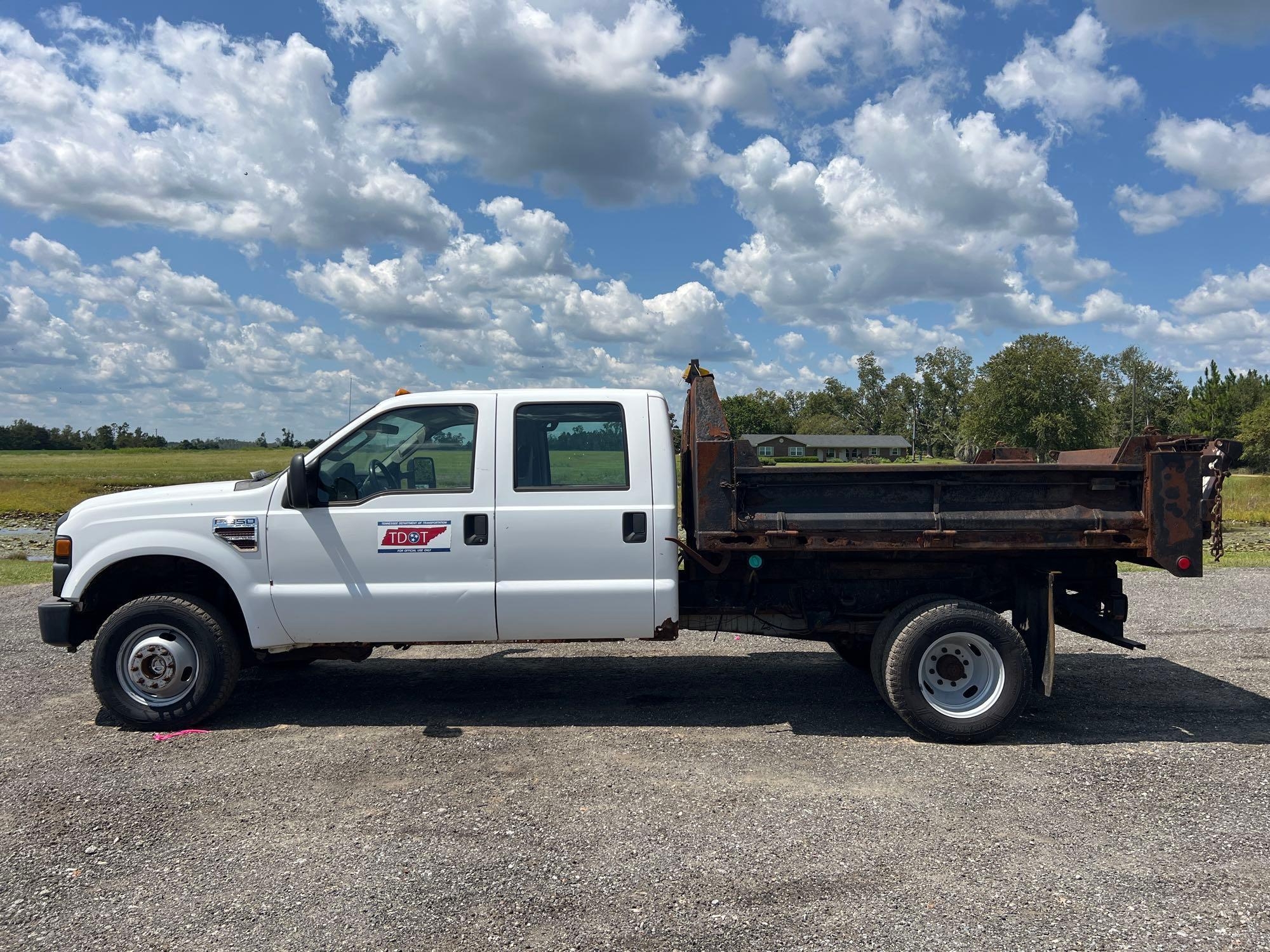 2008 FORD F350 XL SUPER DUTY DUMP TRUCK (A51406)
