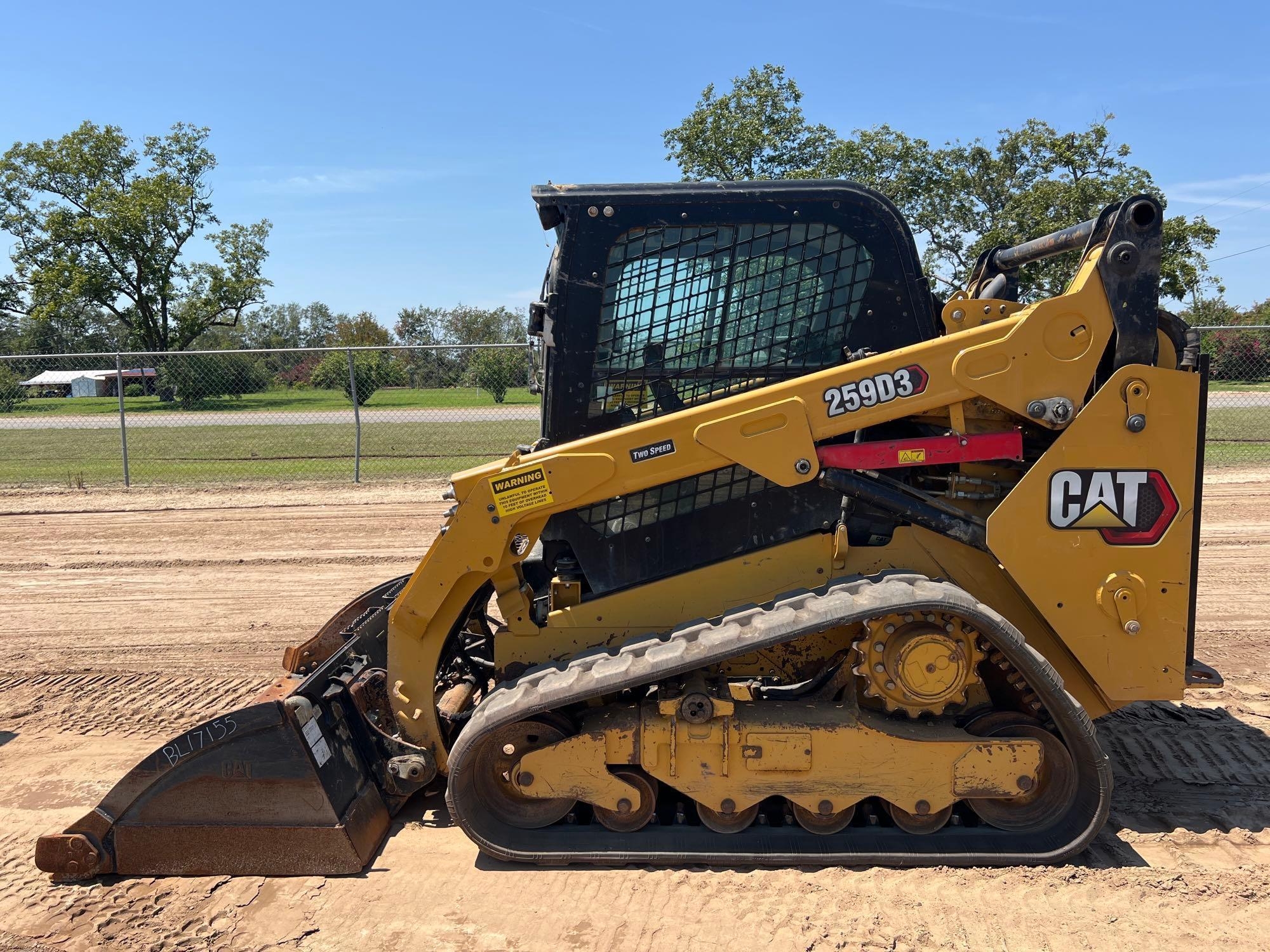 2022 CATERPILLAR 259D3 SKID STEER (A51246)