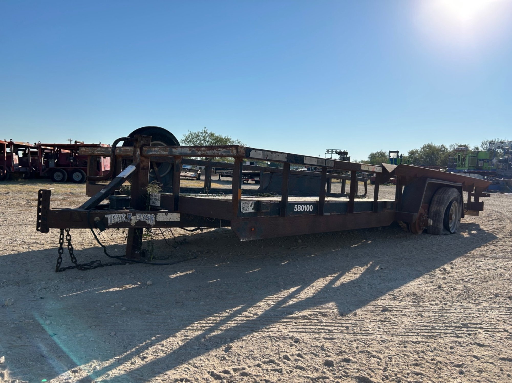 2008 TEXAS BRAGG 20 UTILITY TRAILER (A58216)