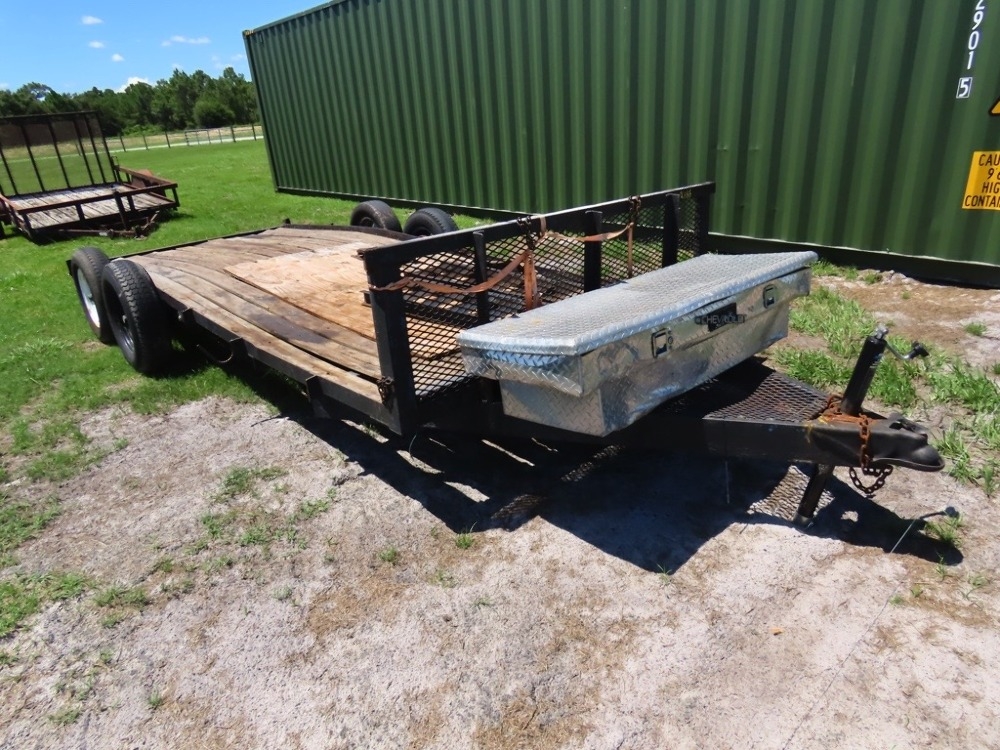 6'x16' Single Axle Homemade Trailer (A50121)