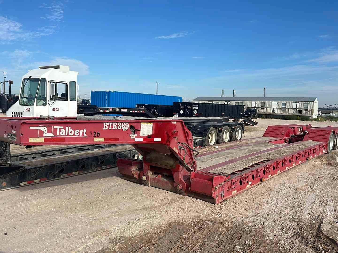 2013 TALBERT TRI-AXLE DETACH TRAILER (A53843)