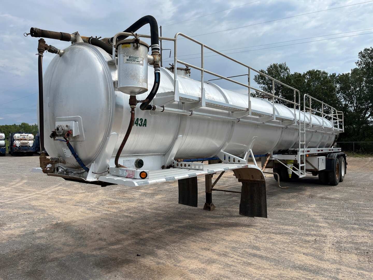 2017 TROXELL 150 BBL ALUMINUM VACUUM TRAILER (A53843)