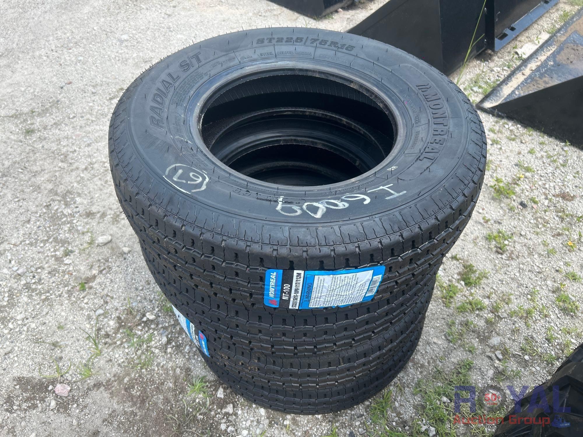 Montreal ST225/75R15 Trailer Tires (A50322)