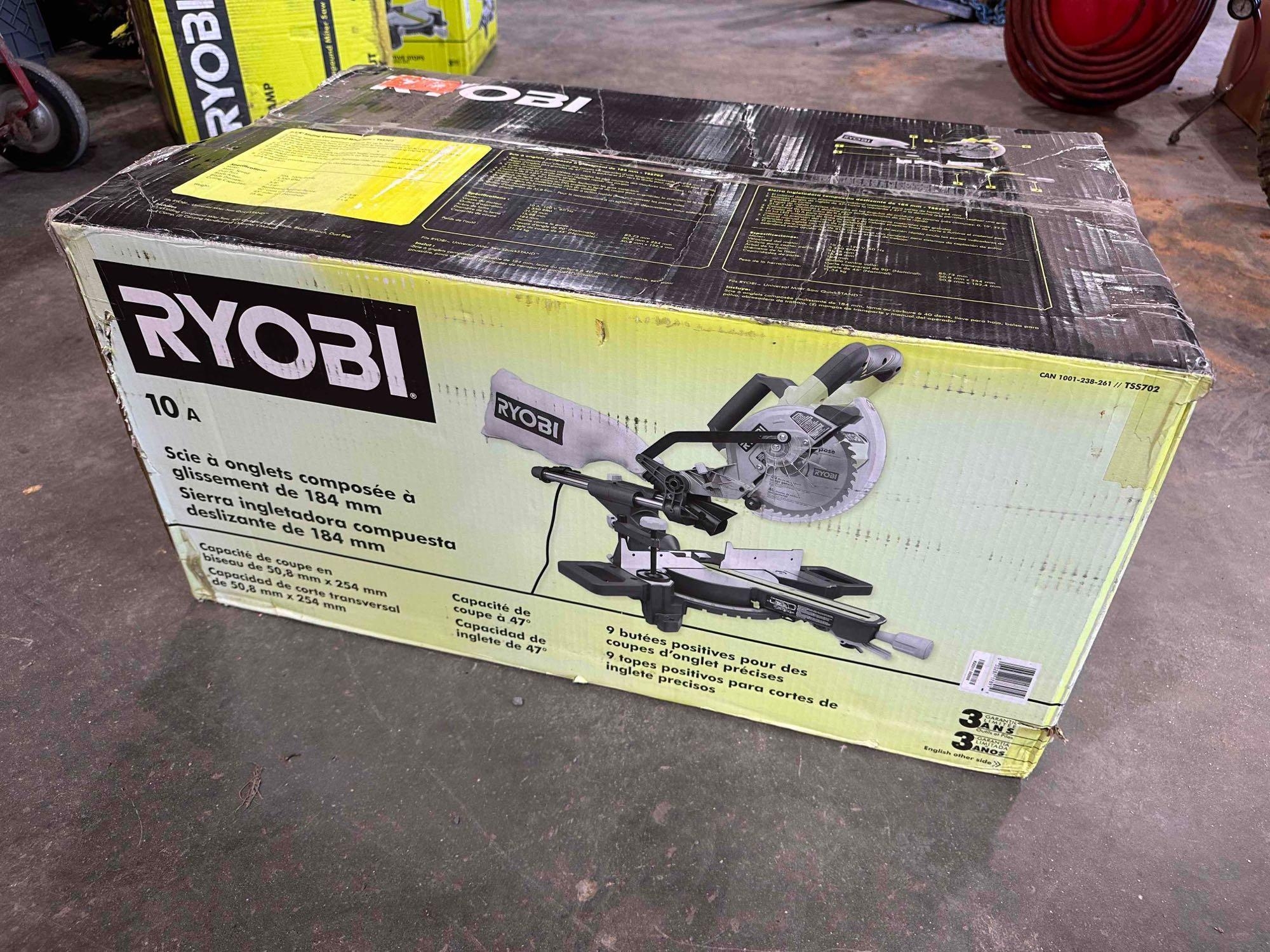 Ryobi Sliding Compound Miter Saw (A54865)