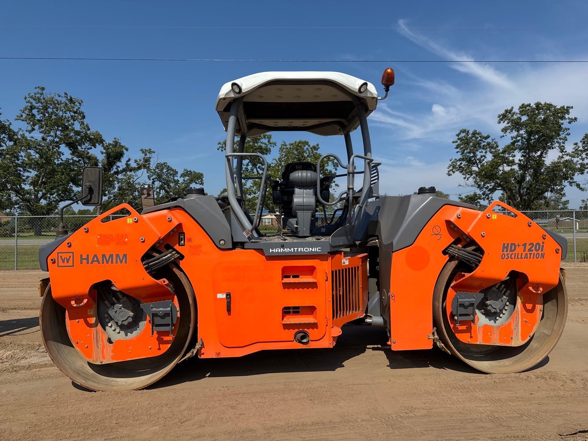 2016 HAMM HD+ 120I SMOOTH DOUBLE DRUM ROLLER (A51246)