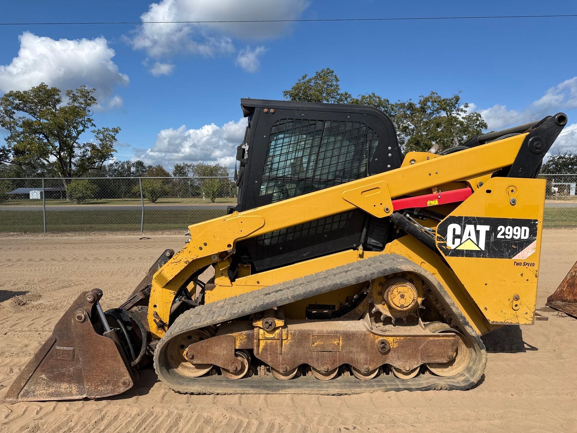 2014 CATERPILLAR 299D SKID STEER (A52705)