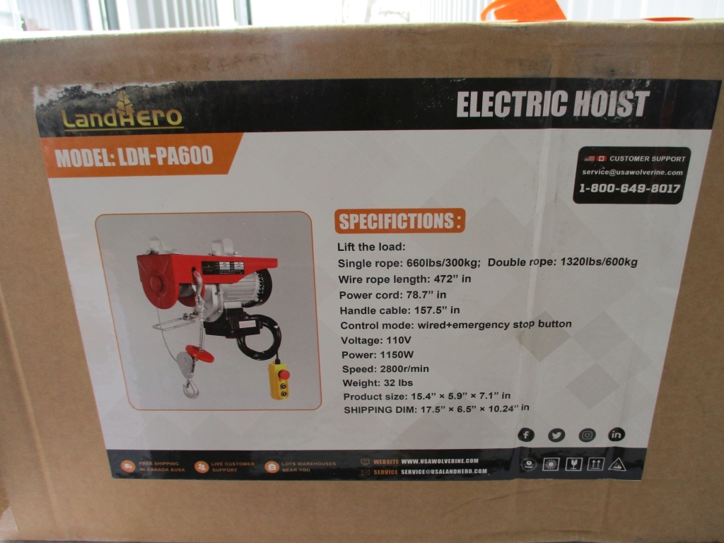 Electric Hoist (A66408)