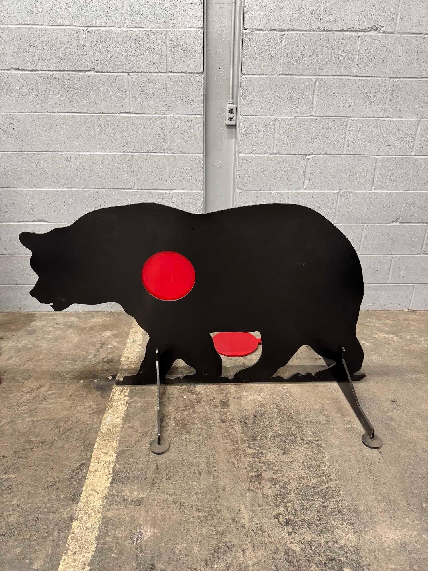 UNUSED BEAR AR500 3/8" STEEL SHOOTING TARGET (A58376)