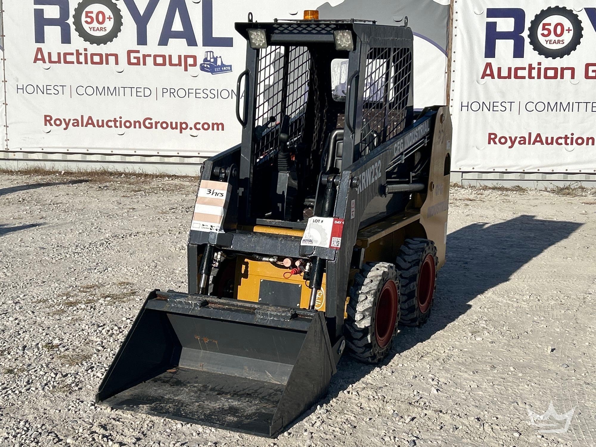 2024 CFG Industrial KRW232 Mini Wheel Loader Skid Steer (A55851)