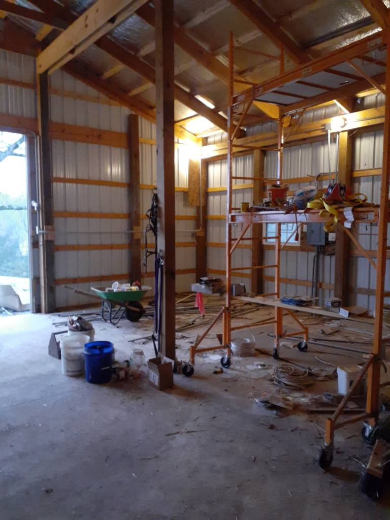Pole barn/vapor barrier/insulation???