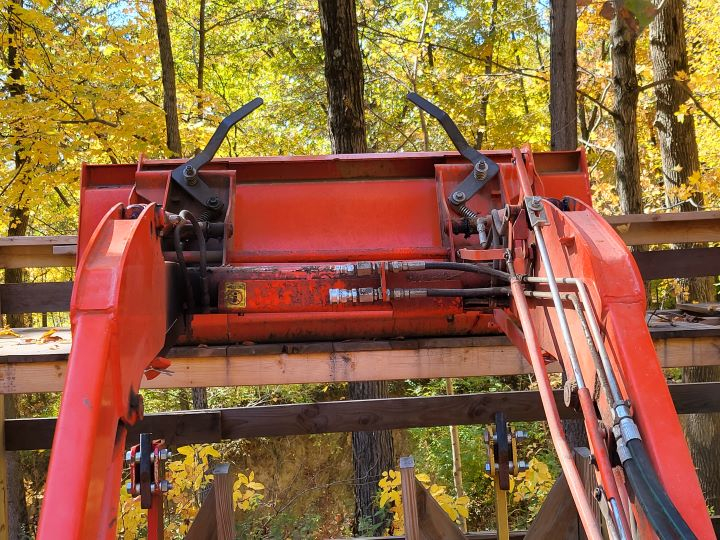 Storing implements for the winter.