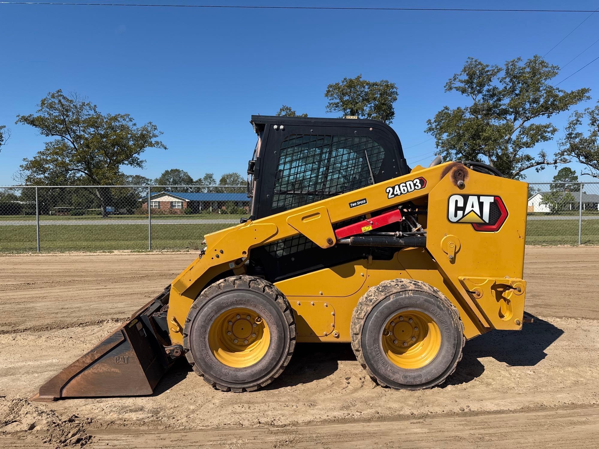 2022 CATERPILLAR 246D3 SKID STEER (A52707)