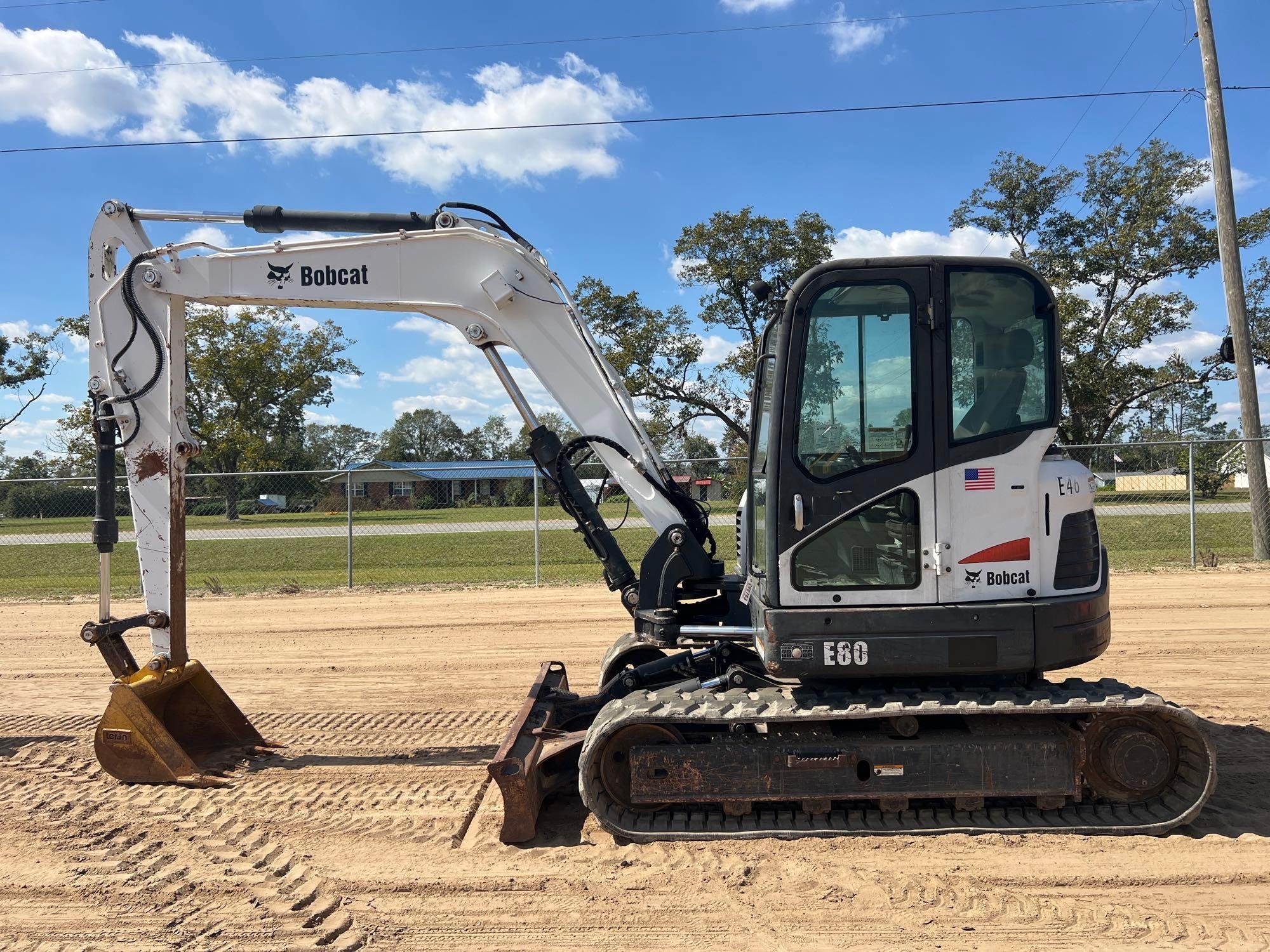 2012 BOBCAT E80 EXCAVATOR (A52707)