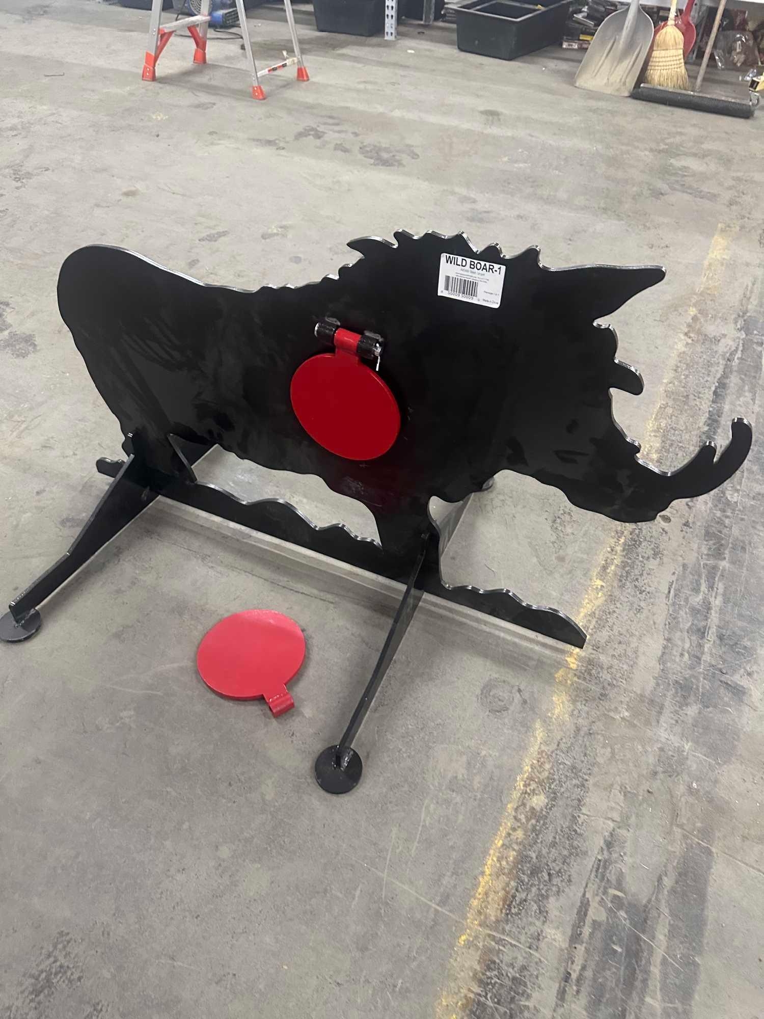 UNUSED WILD BOAR AR500 3/8" STEEL SHOOTING TARGET (A58376)