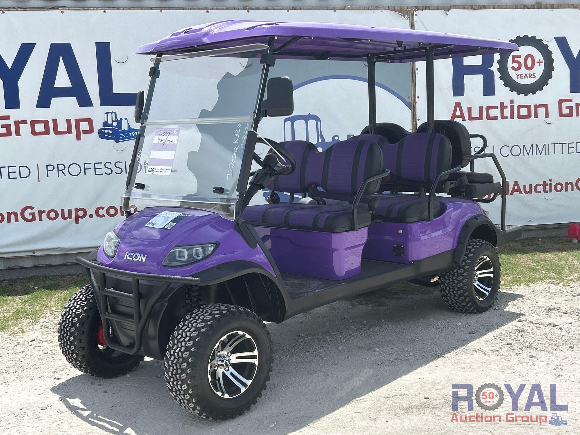 2010 Icon LT-A617.4+2G Electric Golf Cart (A48082)