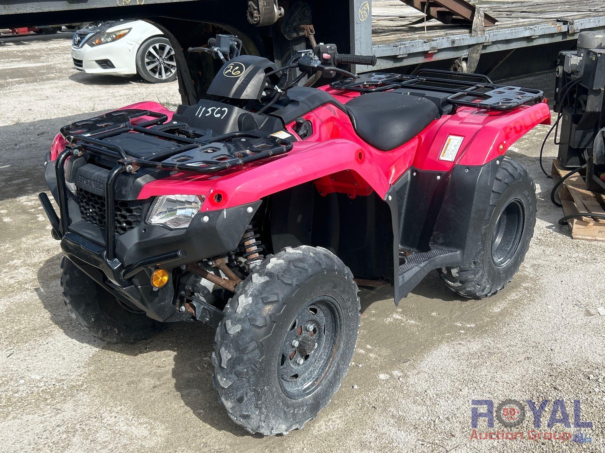 2021 Honda TRX 420 4x4 ATV (A50324)
