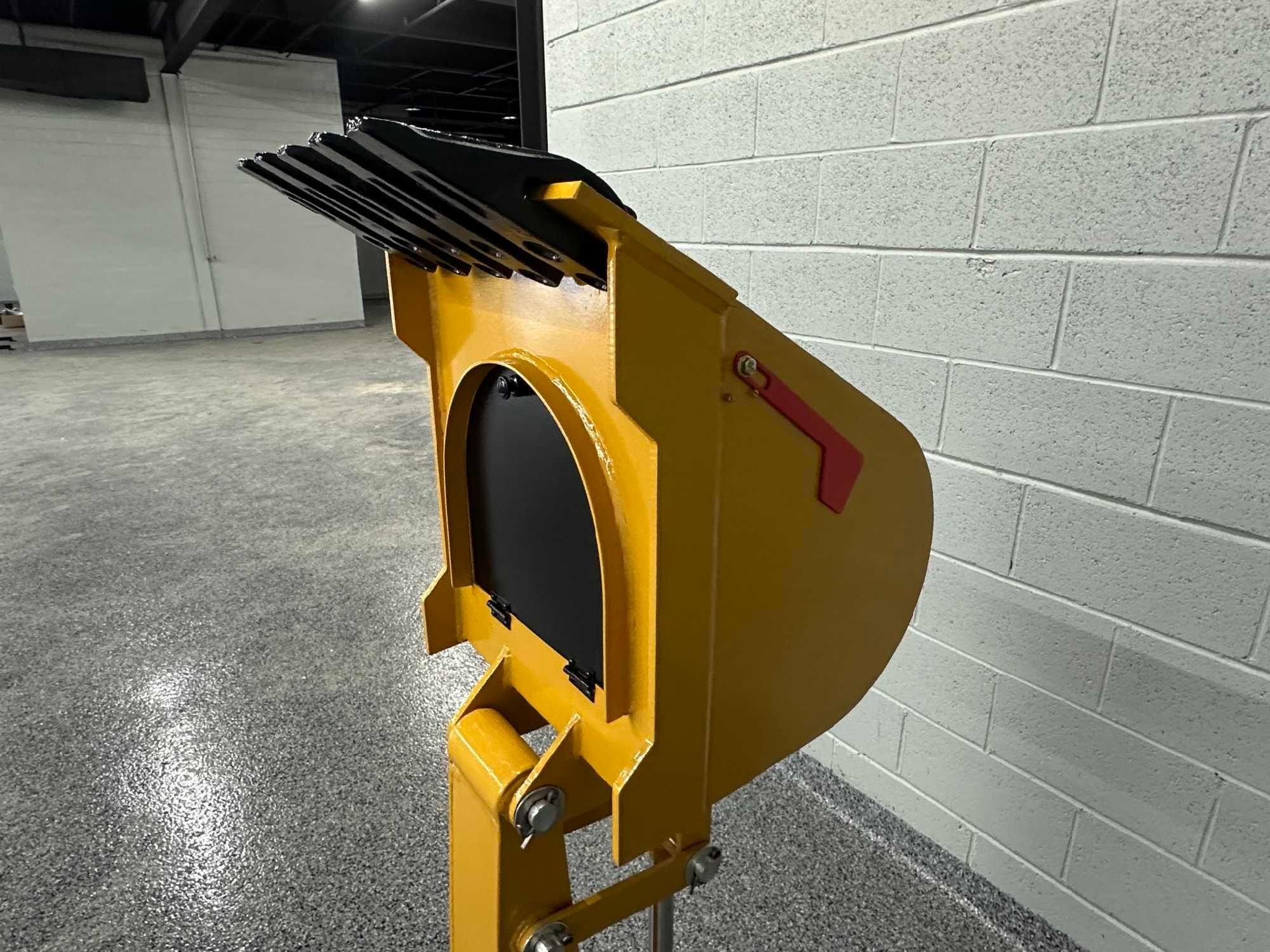 UNUSED STEEL MAIL BOX-EXCAVATOR BUCKET (A58376)