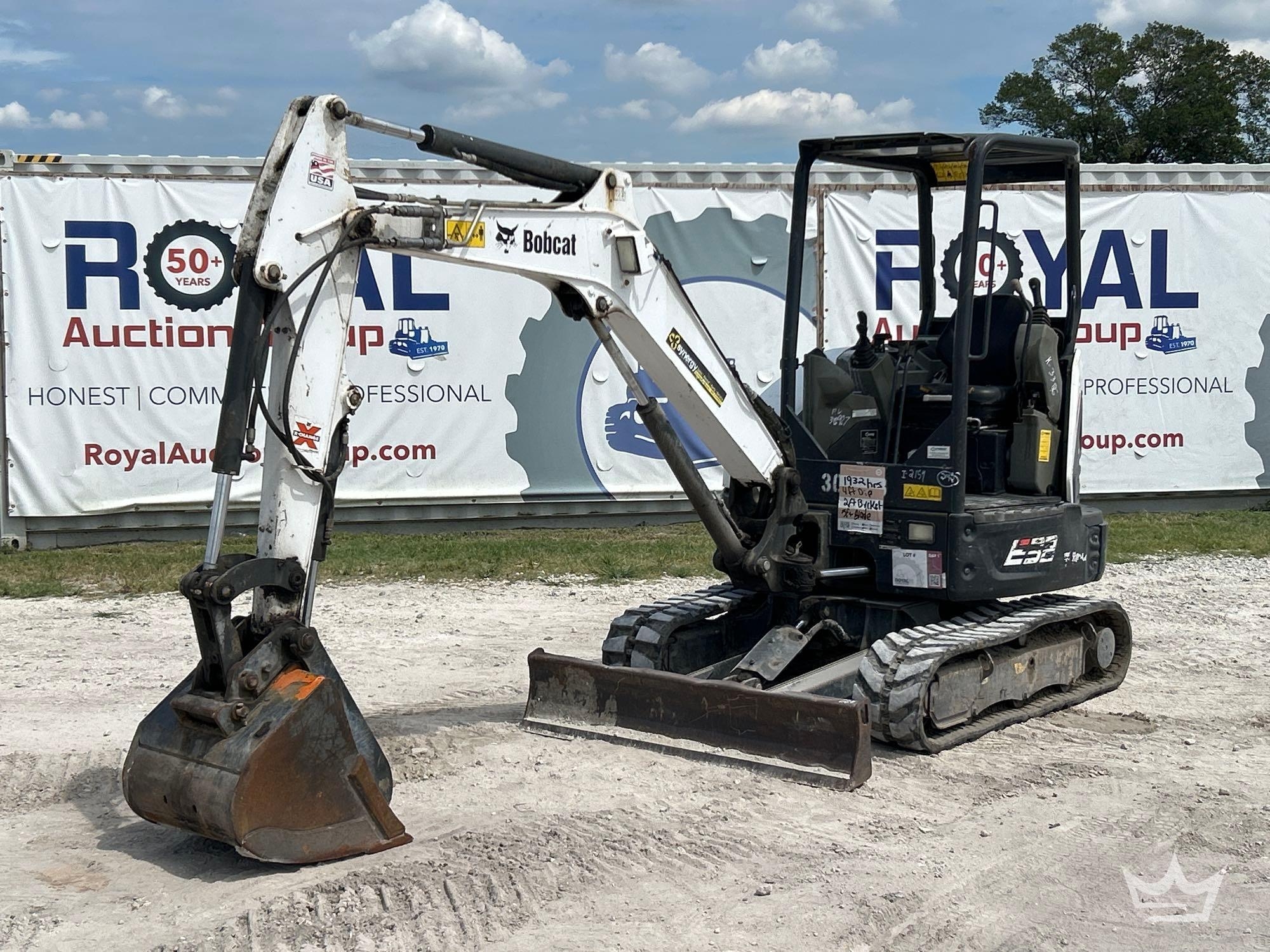 2019 Bobcat E32i Mini Excavator (A56857)