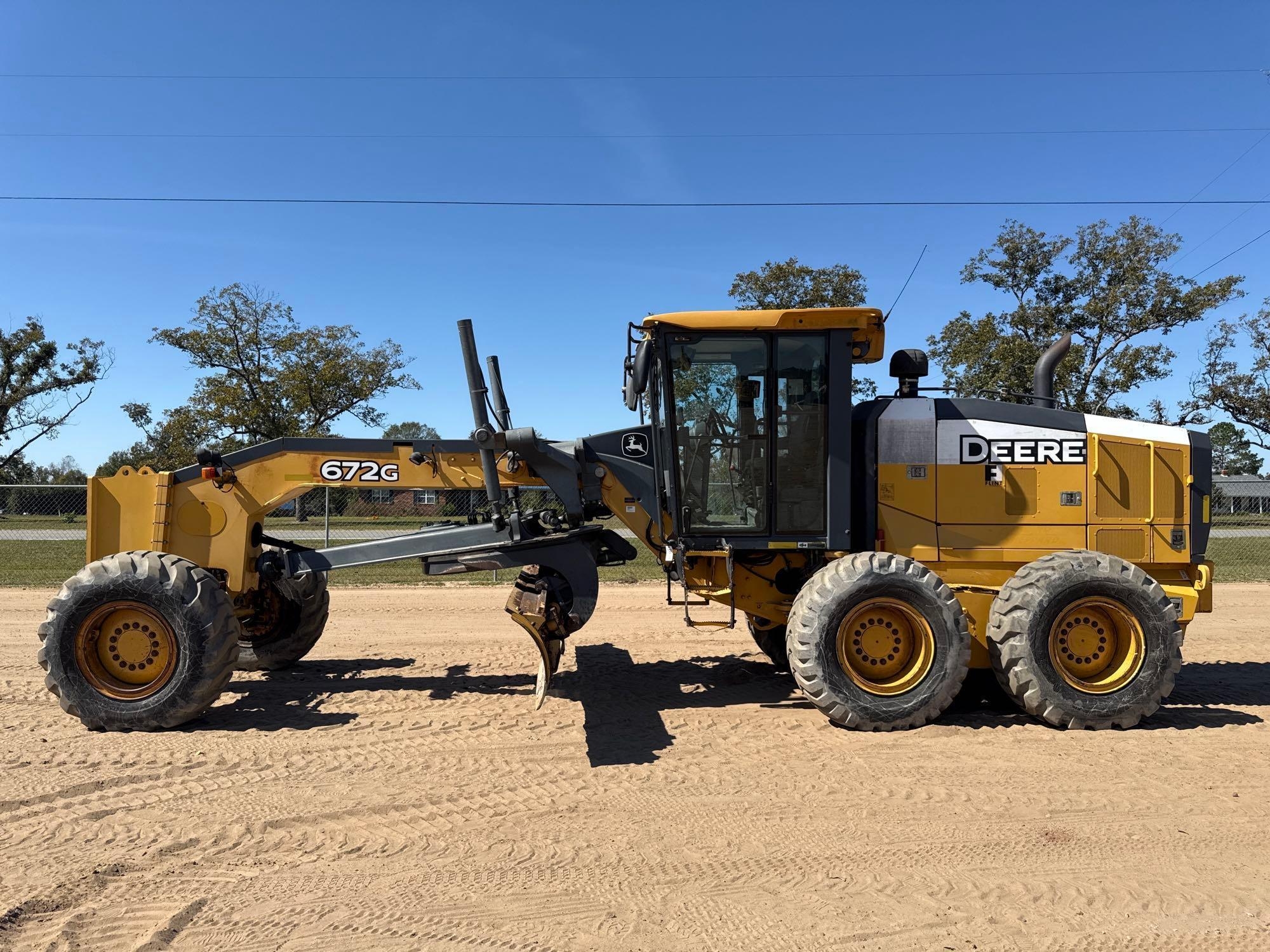 2014 JOHN DEERE 672G MOTOR GRADER (A52707)