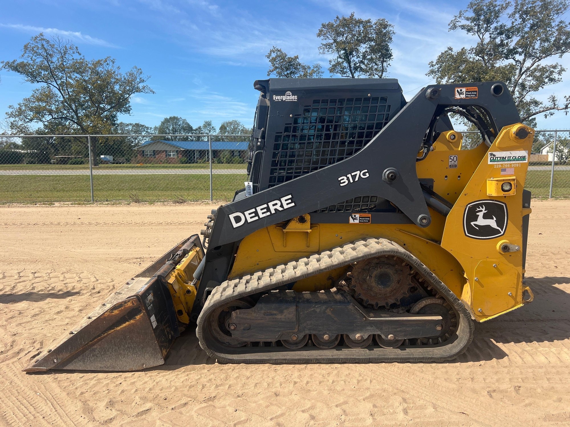 2020 JOHN DEERE 317G SKID STEER (A52707)