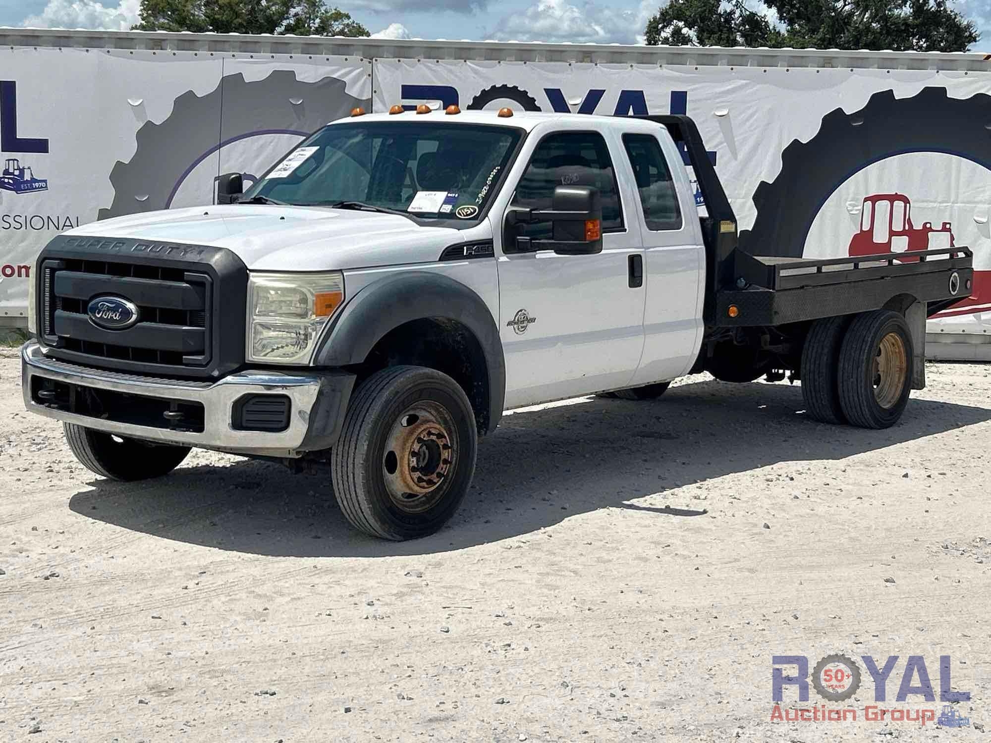 2016 Ford F-450 Ext. Cab 4x4 10FT Flatbed Truck (A51691)