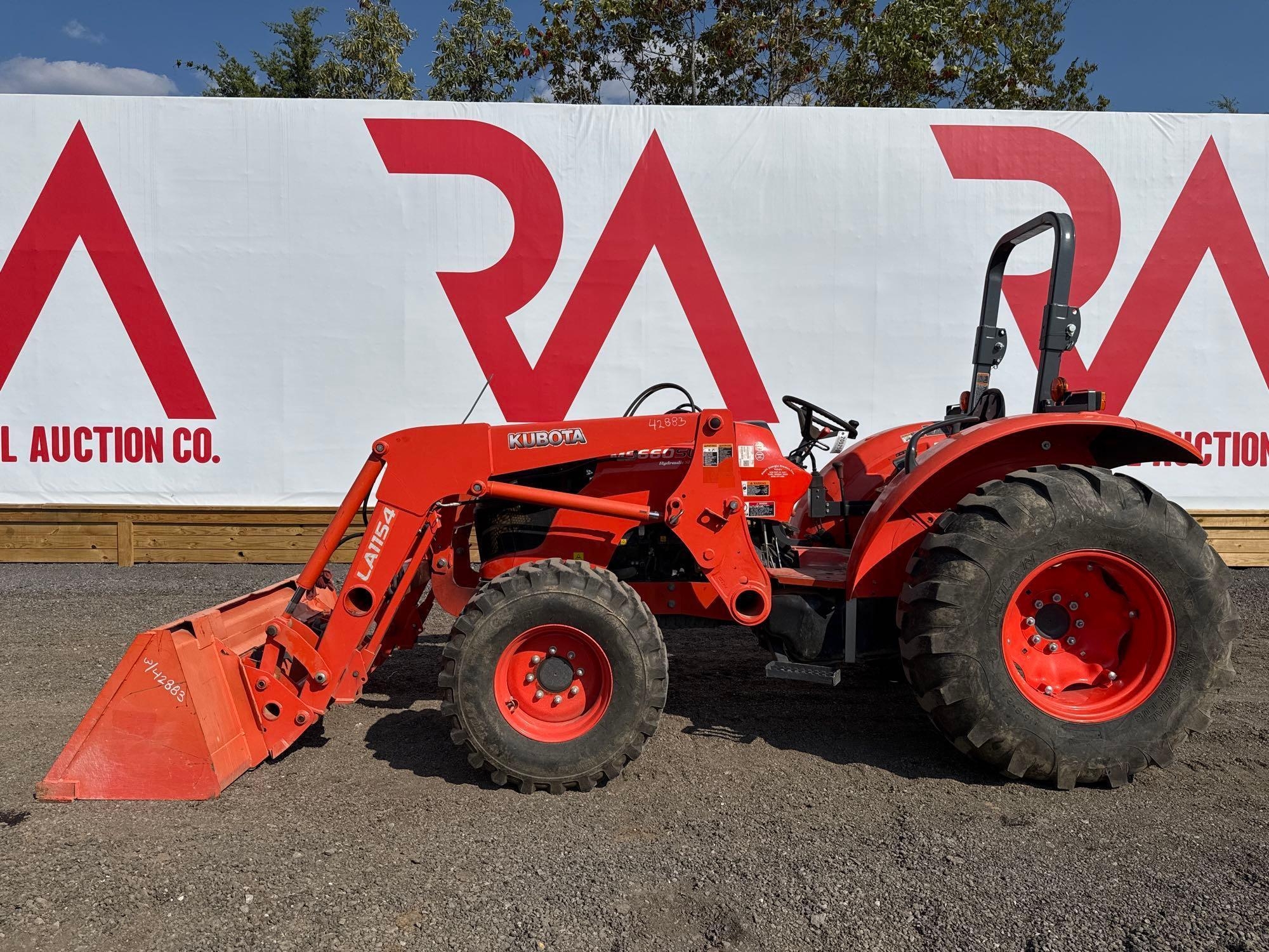 KUBOTA M5660 SU TRACTOR (A52706)