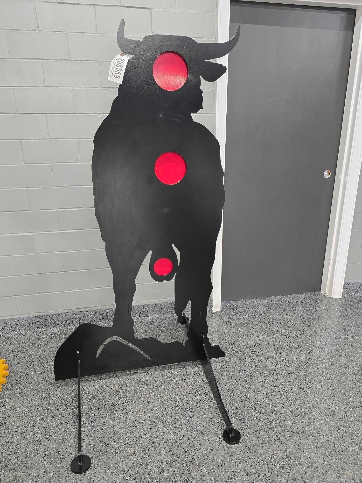UNUSED 5'3" METAL BULL SHOOTING TARGET (A52706)