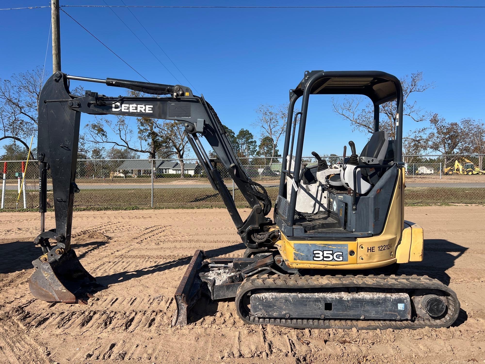 2015 JOHN DEERE 35G EXCAVATOR (A52707)