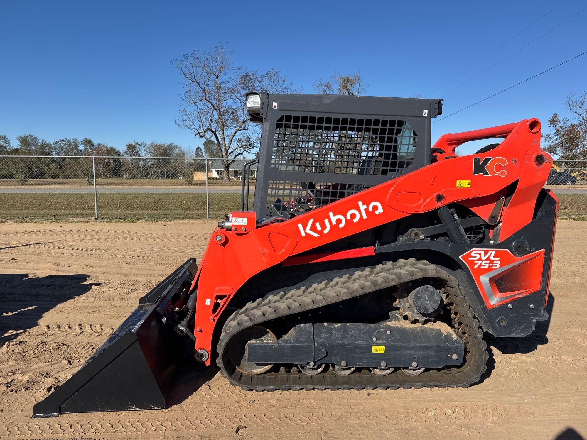 2018 KUBOTA SVL75-3 SKID STEER (A52709)