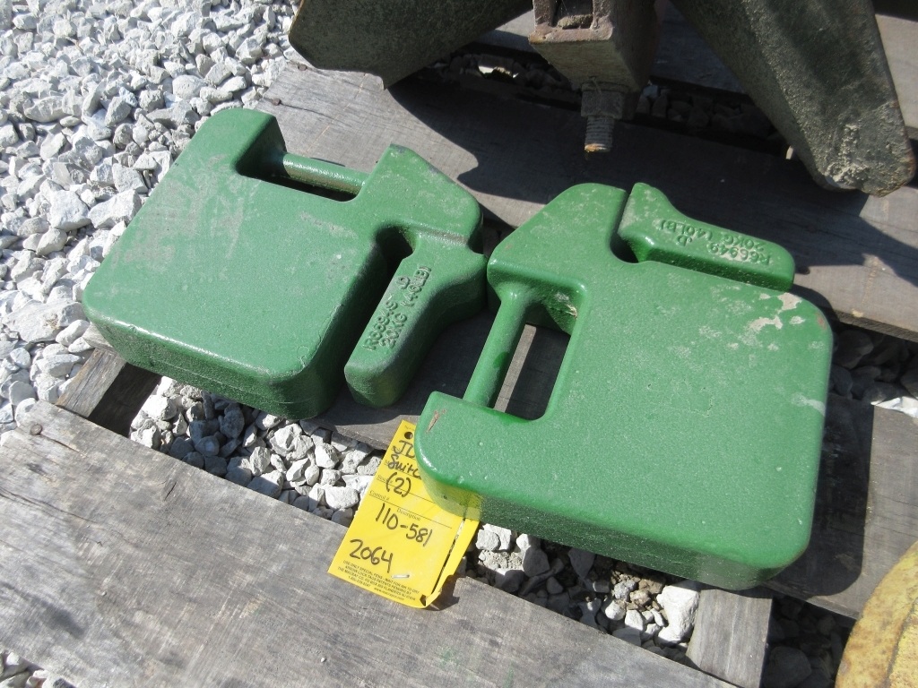 John Deere Lawn / Garden Suitcase Weights (A50515)
