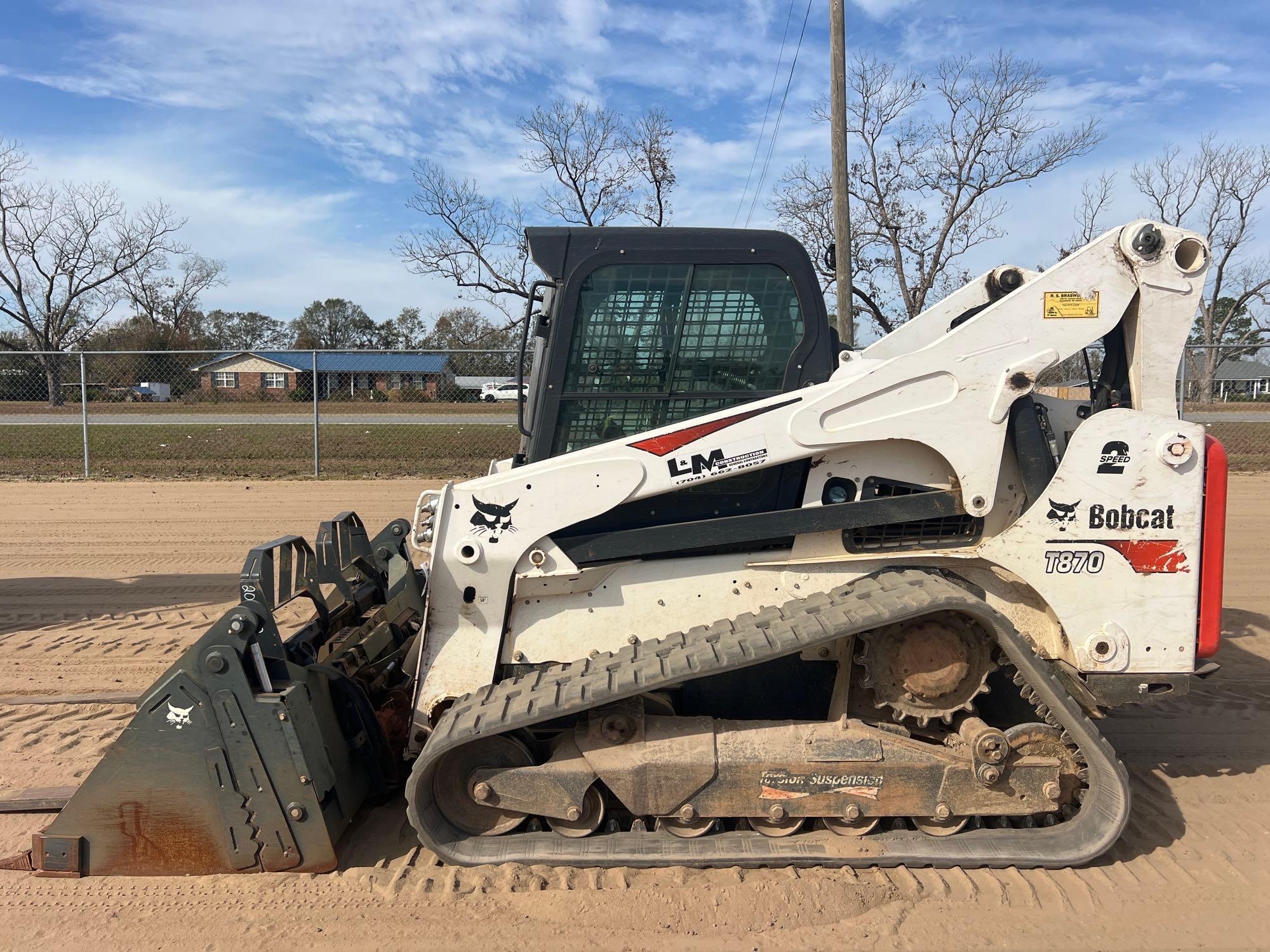 2021 BOBCAT T870 SKID STEER (A52709)