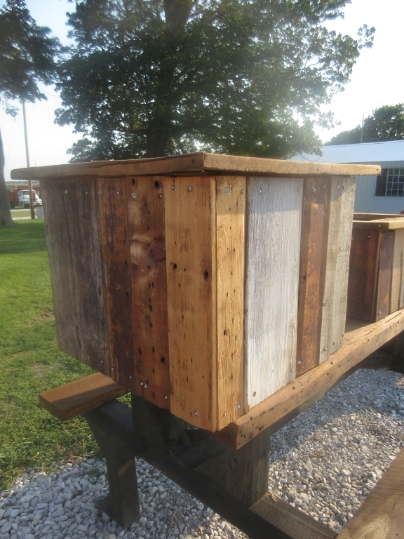 Barn Wood Planter Box (A50515)