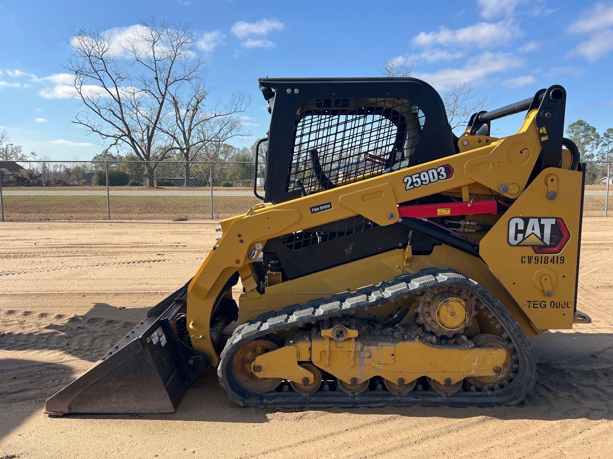 2022 CATERPILLAR 259D3 SKID STEER (A52709)