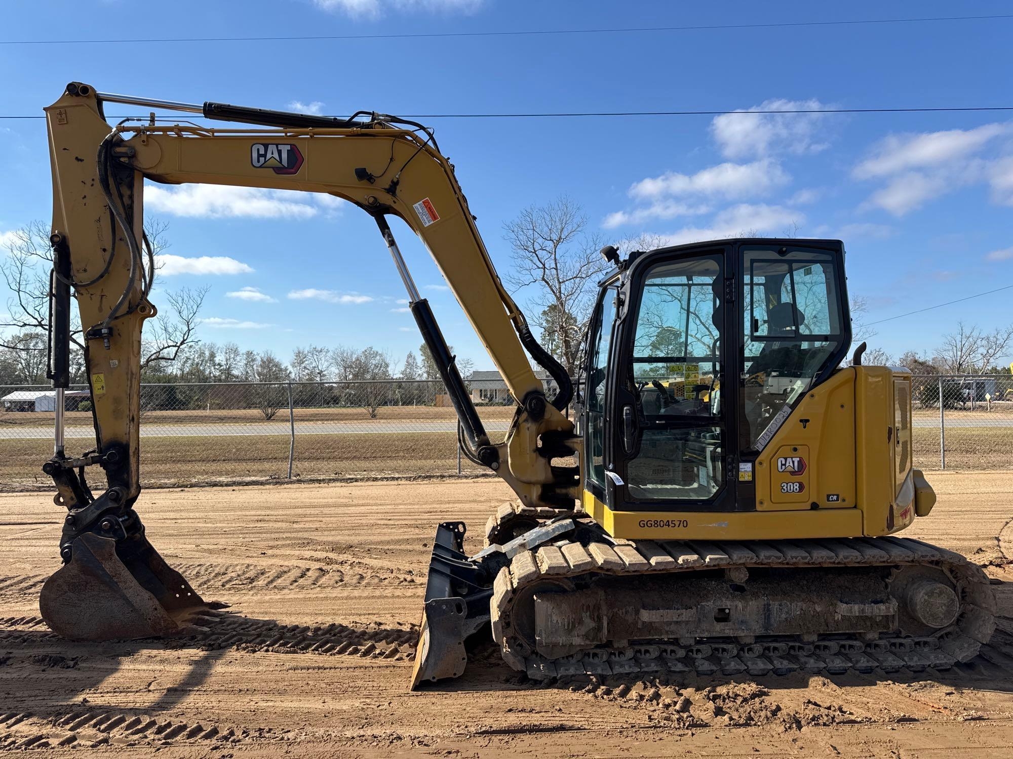 2021 CATERPILLAR 308 CR EXCAVATOR (A52709)