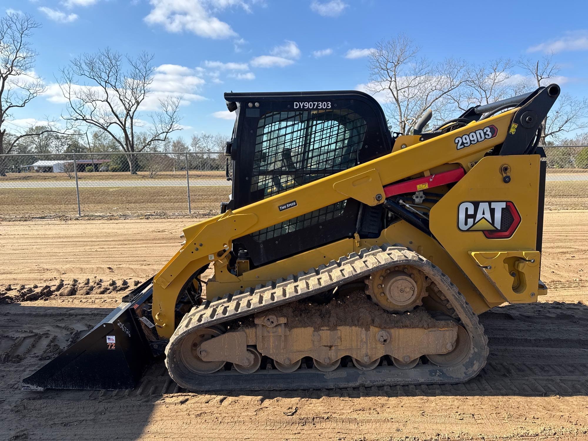 2022 CATERPILLAR 299D3 SKID STEER (A52709)