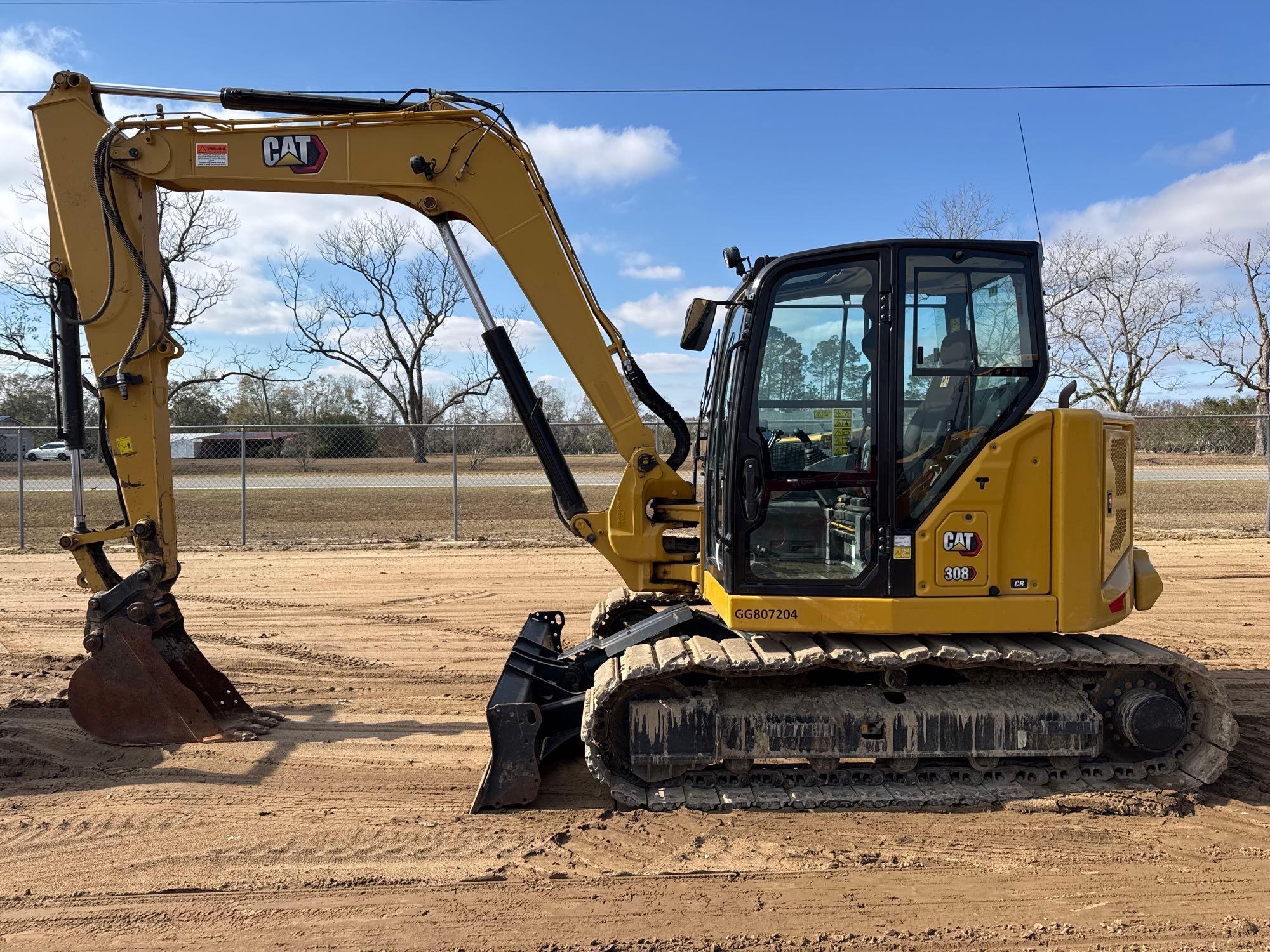 2023 CATERPILLAR 308CR EXCAVATOR (A52709)