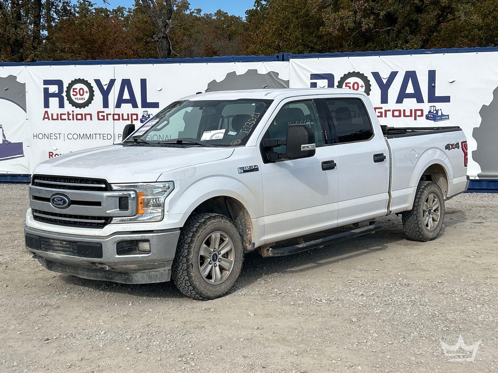 2018 Ford F-150 4x4 Crew Cab Pickup Truck (A55973)