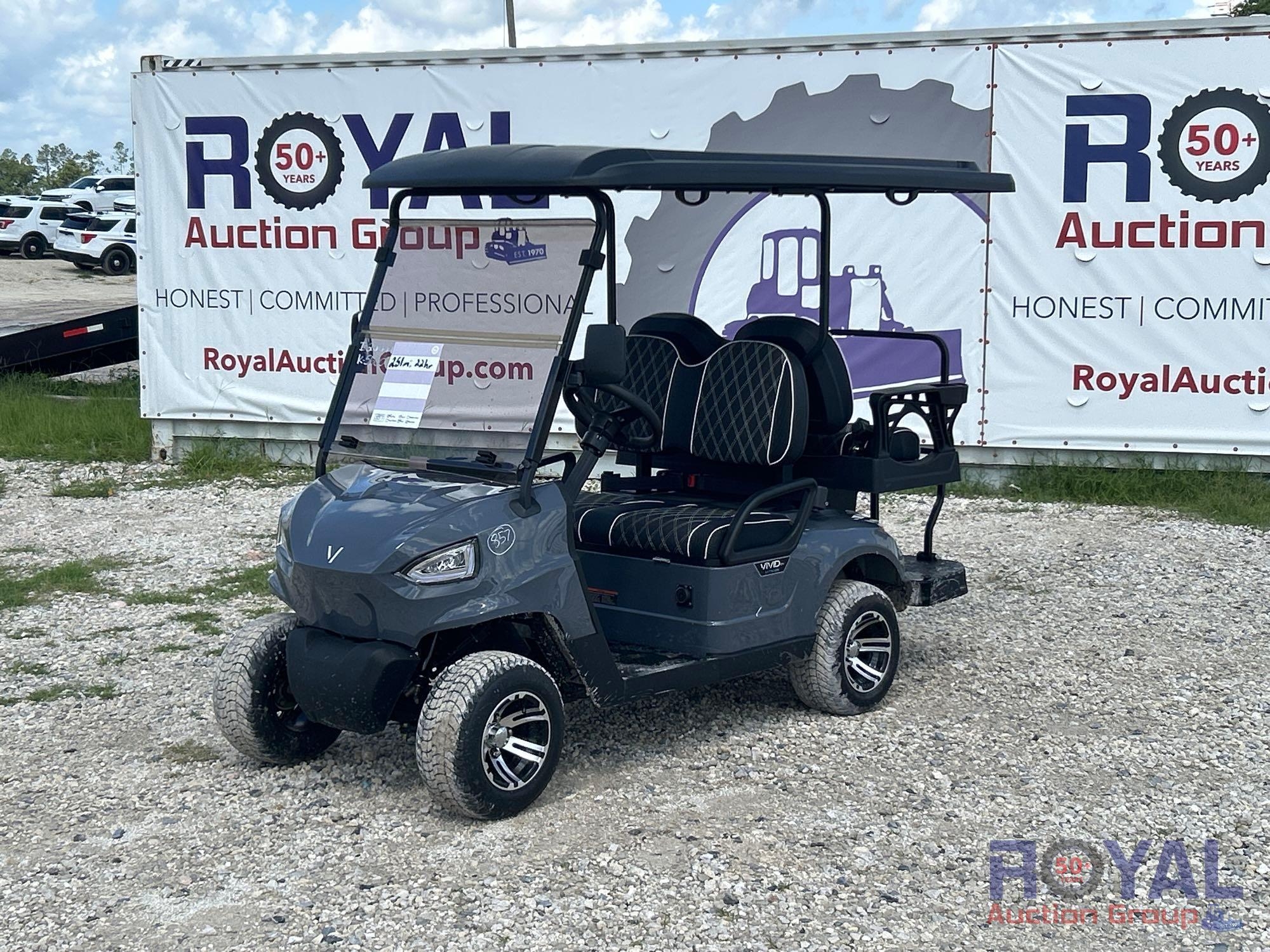 2023 Vivid EV Golf Cart (A51694)