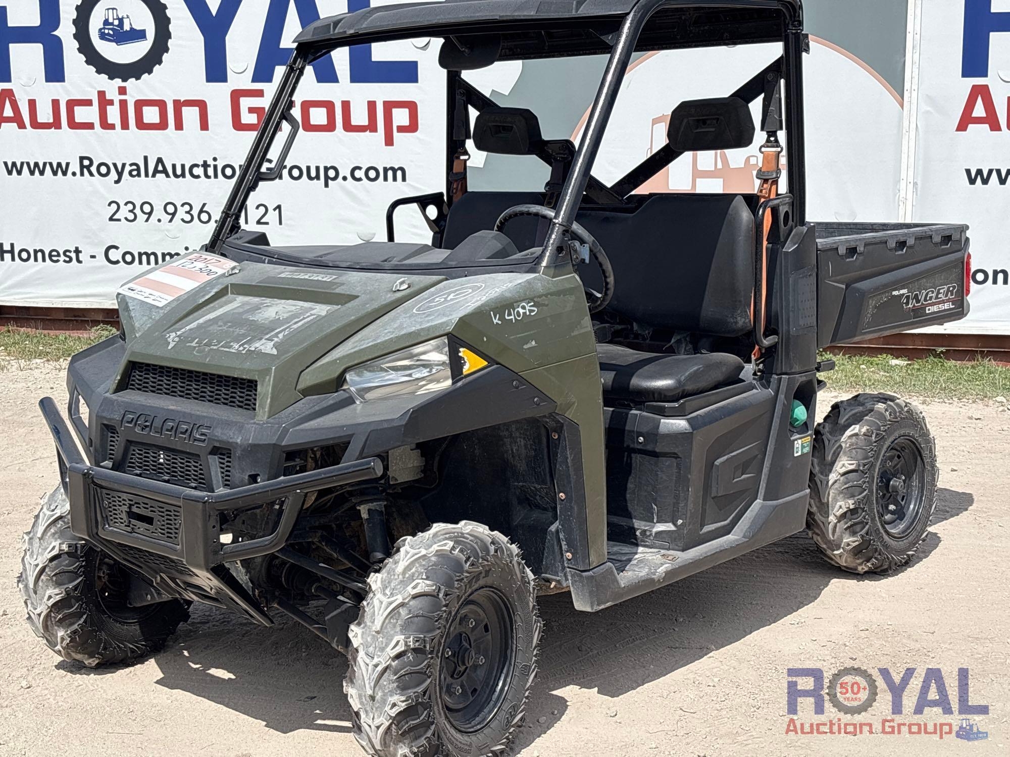 2017 Polaris 500 Ranger Diesel Utility Cart (A50322)