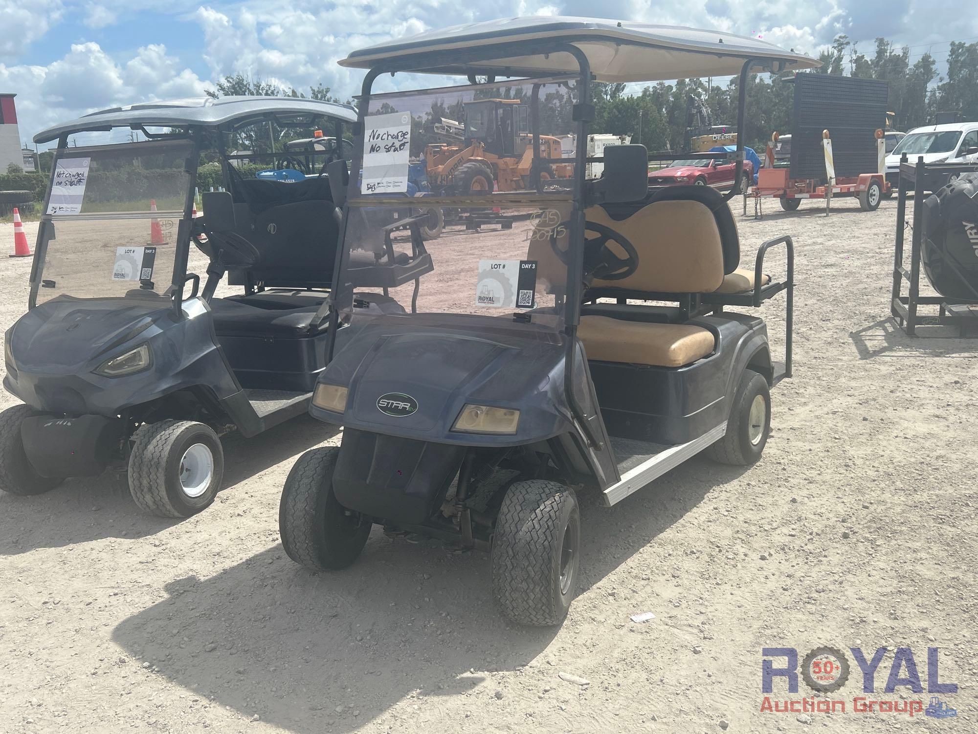 STAR EV 36V ELECTRIC GOLF CART WITH BATTERY CHARGER (A55758)