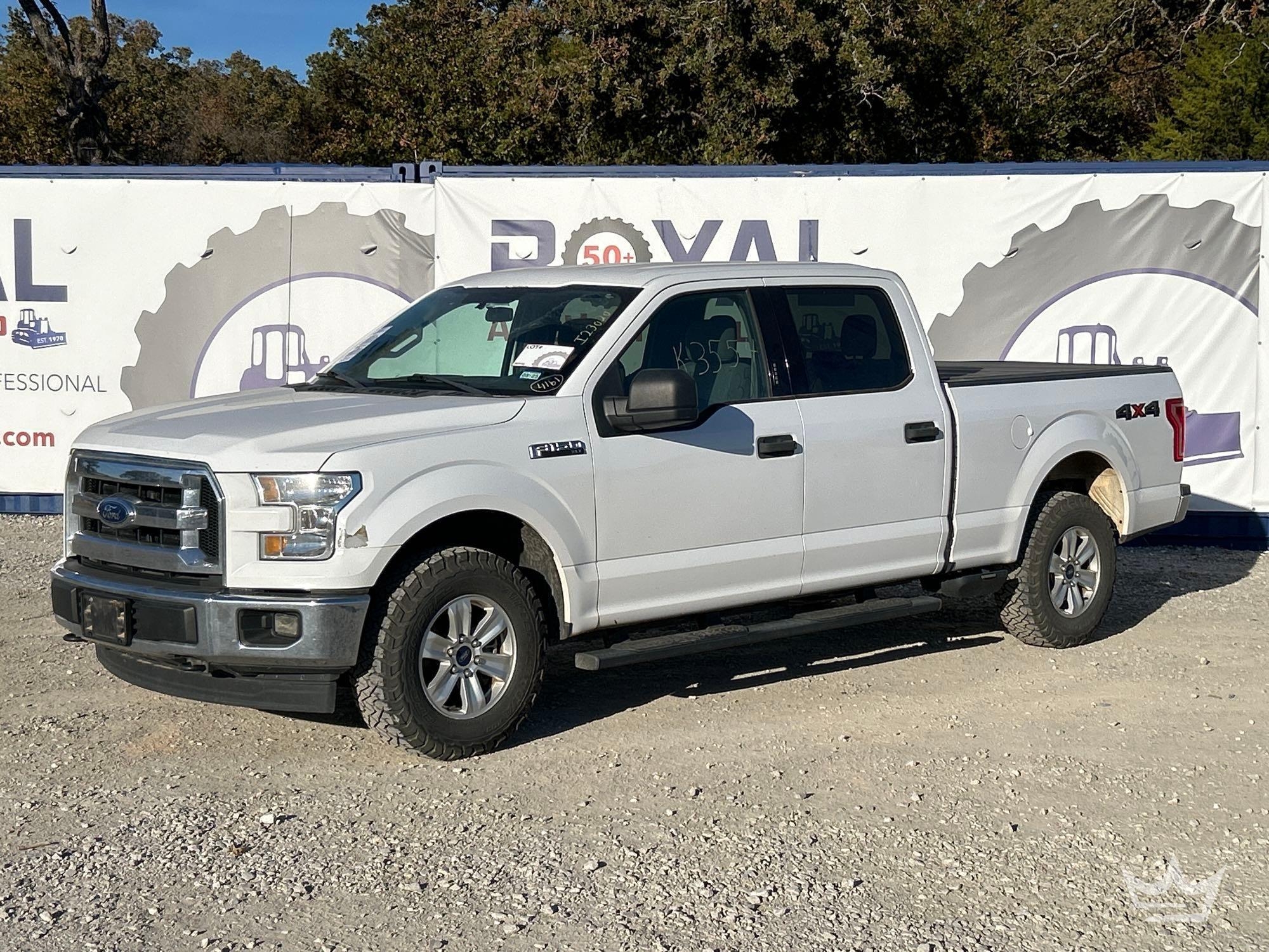 2017 Ford F-150 XLT 4x4 Crew Cab Pickup Truck (A55973)