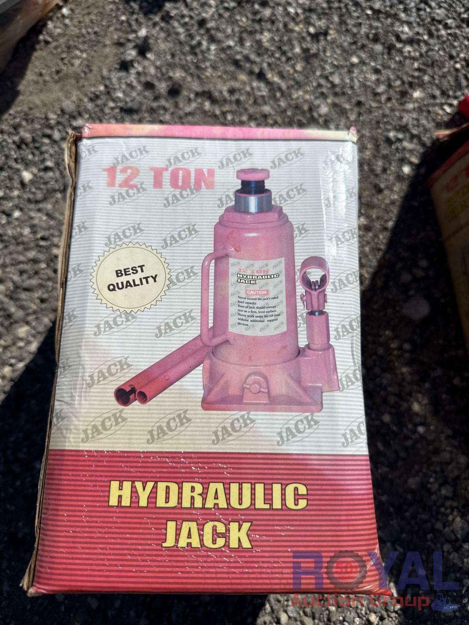 12Ton Hydraulic Bottle Jack (A55787)