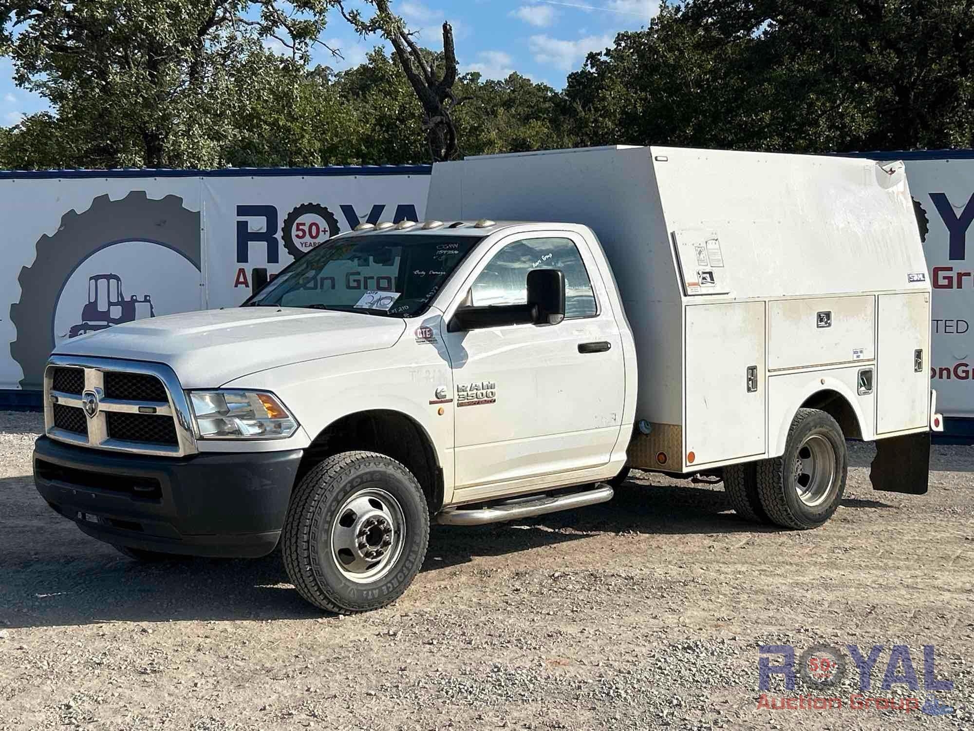 2016 Dodge Ram 3500 Stahl Enclosed Service Truck (A52377)