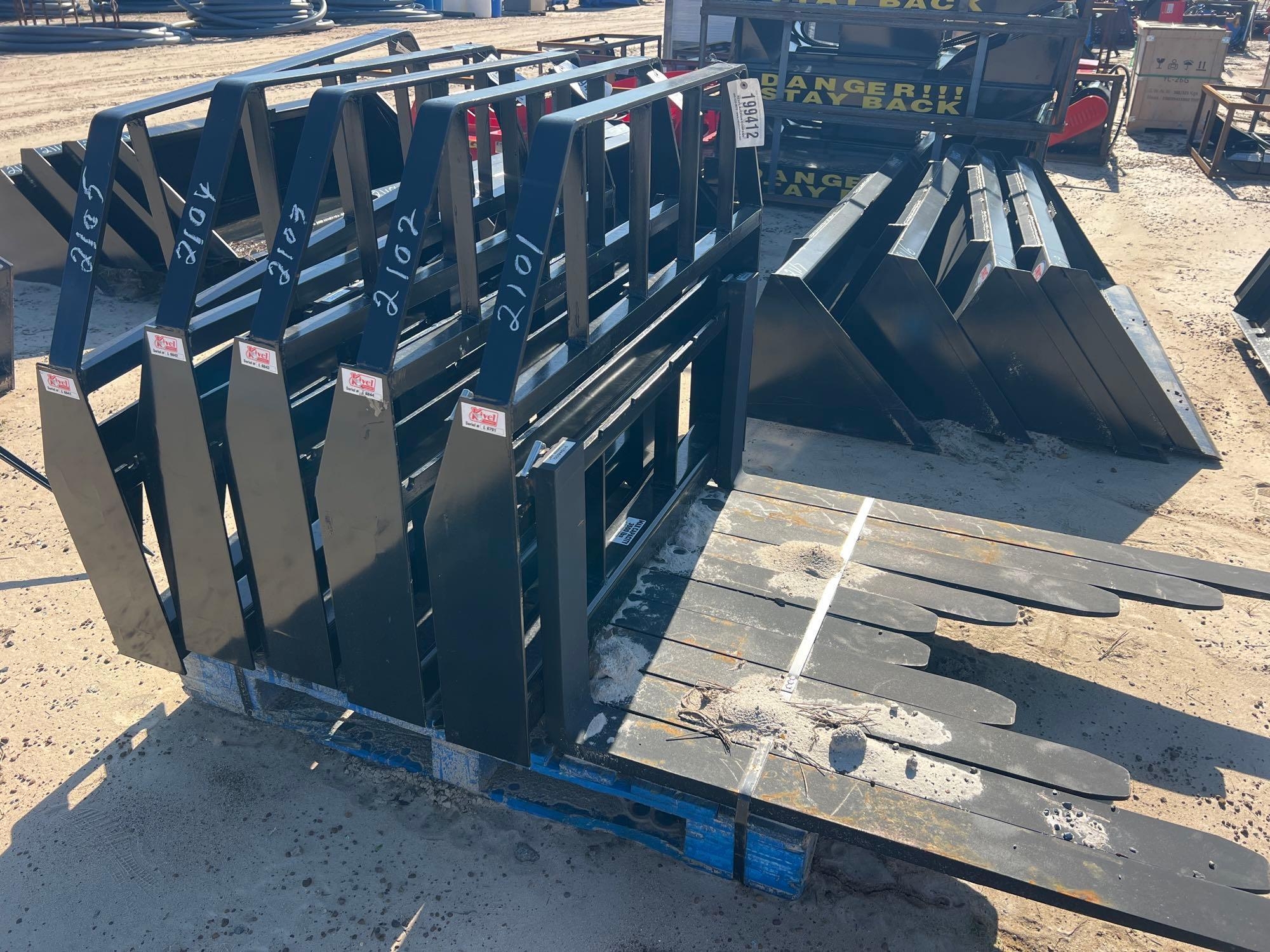 UNUSED KIVEL 3500# PALLET FORKS (A51248)