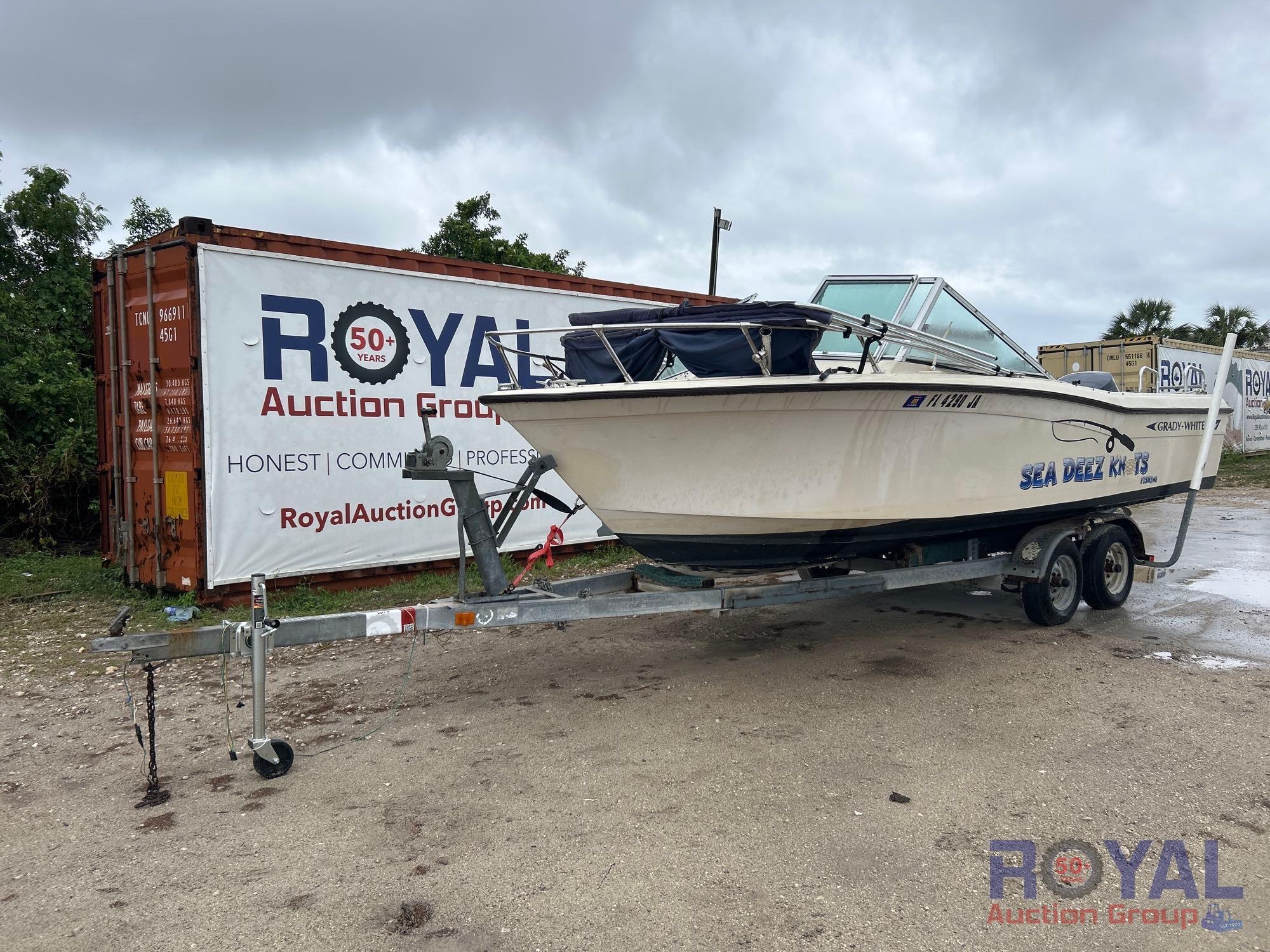 Grady-White 17ft Fishing Boat with T/A Boat Trailer (A50324)
