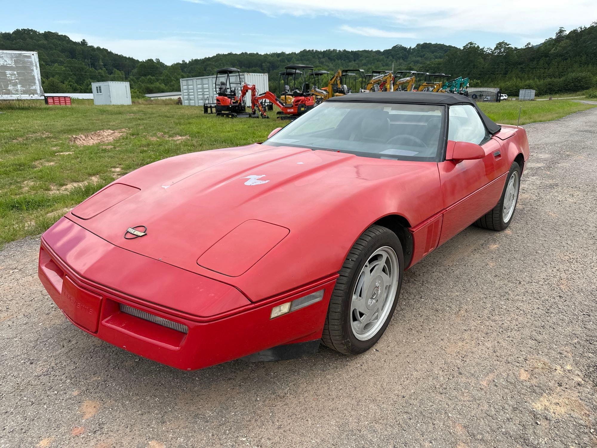 1989 Chevrolet Corvette Passenger Car, VIN # 1G1YY318XK5111655 (A51573)