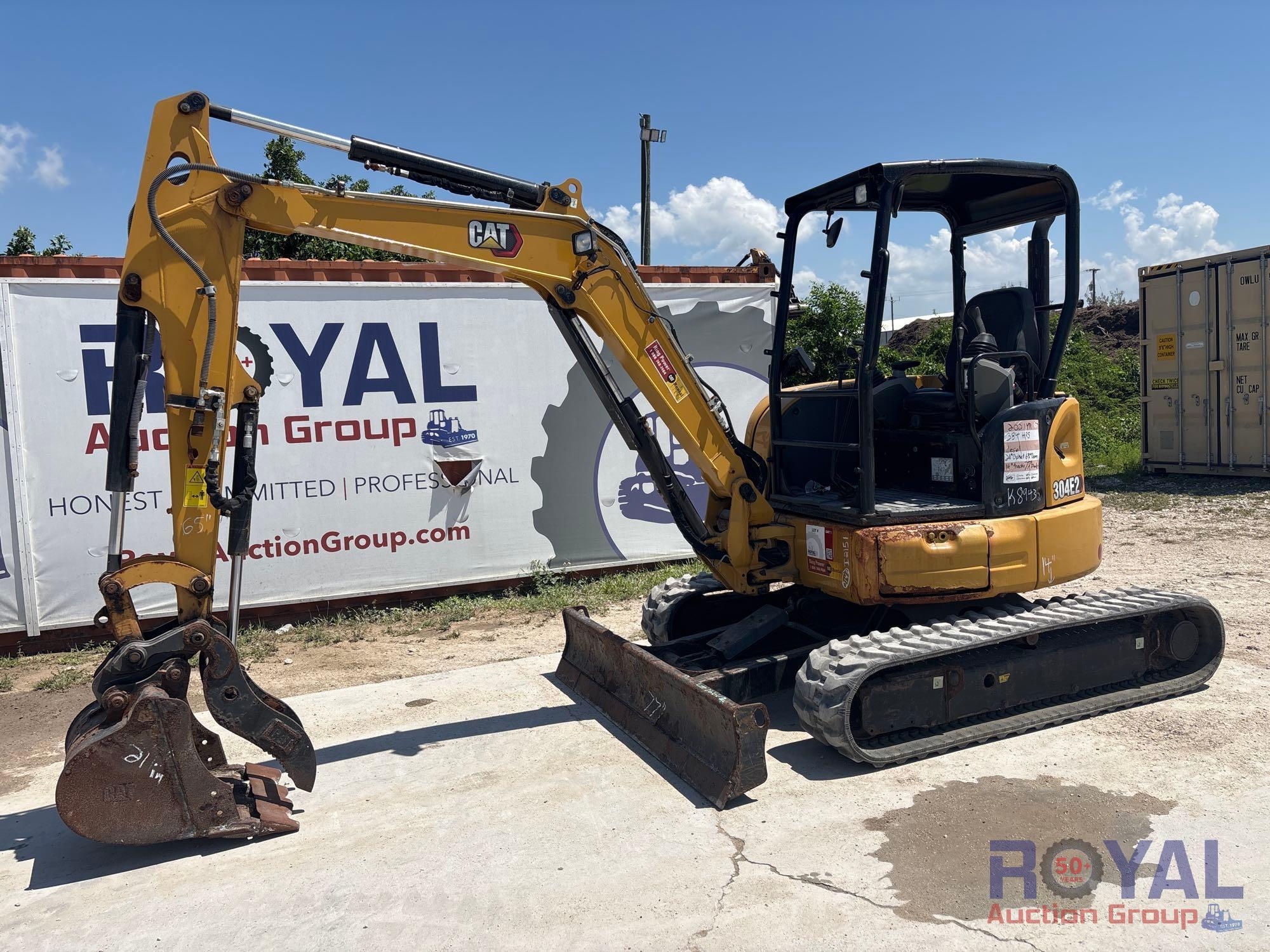 2021 Caterpillar 304E2 Mini Excavator (A50322)